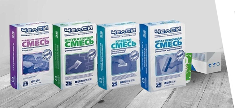 Сухие смеси Челси